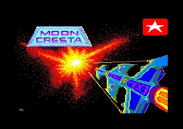 Moon Cresta (UK) (1986) screen shot title